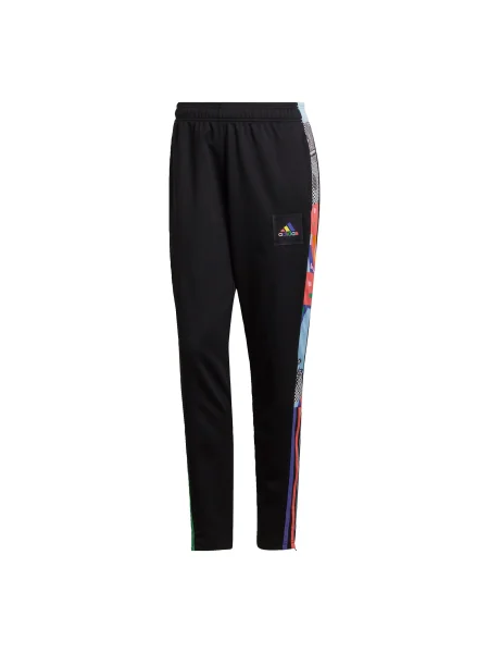 ADIDAS SPORTSWEAR Športne hlače Tiro Pride svetlo modra / losos / črna bela