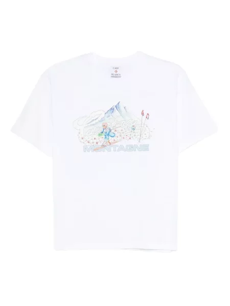 Tricou Casablanca cu imagine alb