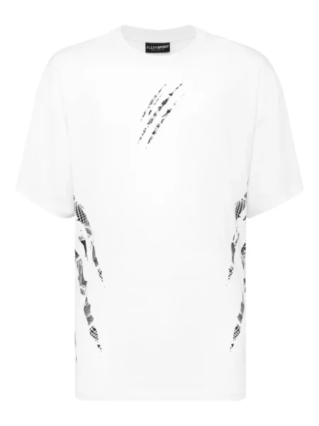 Tricou Plein Sport cu imagine alb