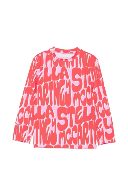 Koszulka dziecięca Stella Mccartney różowa