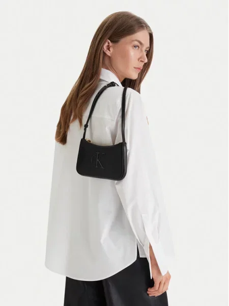 Calvin Klein Kabelka Bold Ck Mini Bag čierna