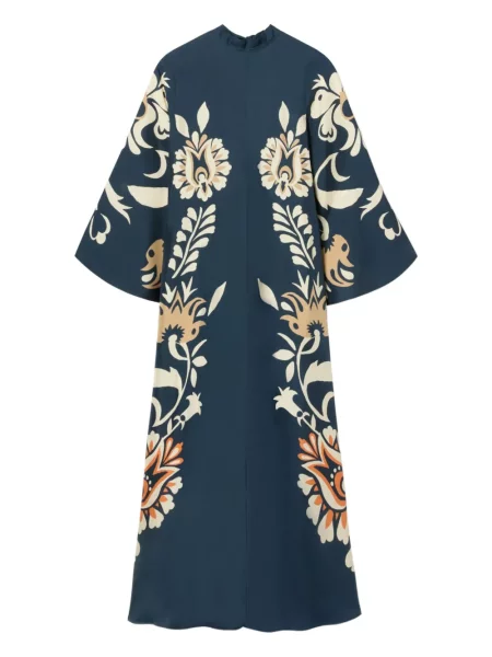 Φλοράλ κοστούμι μάξι φόρεμα La Doublej με σχέδιο μπλε