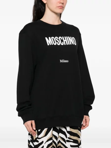Hanorac Moschino cu imagine negru