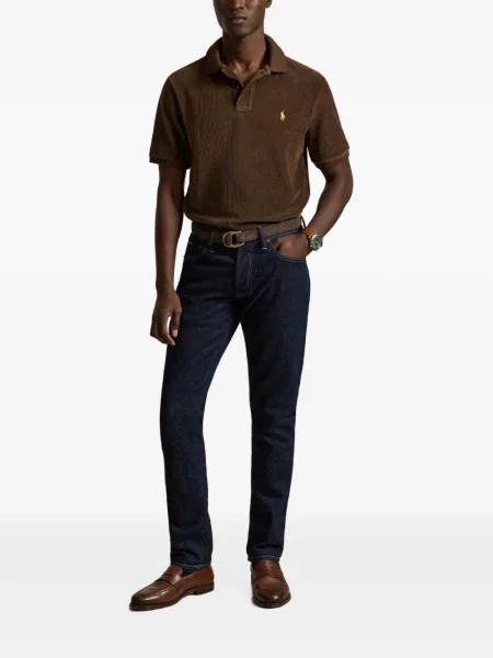 Polo Polo Ralph Lauren κοτλέ κλασικό καφέ