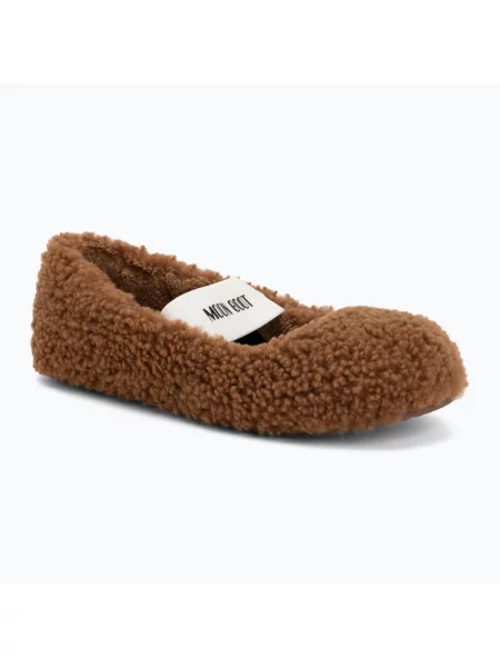 Moon Boot Gyapjú balerina | shearling barna