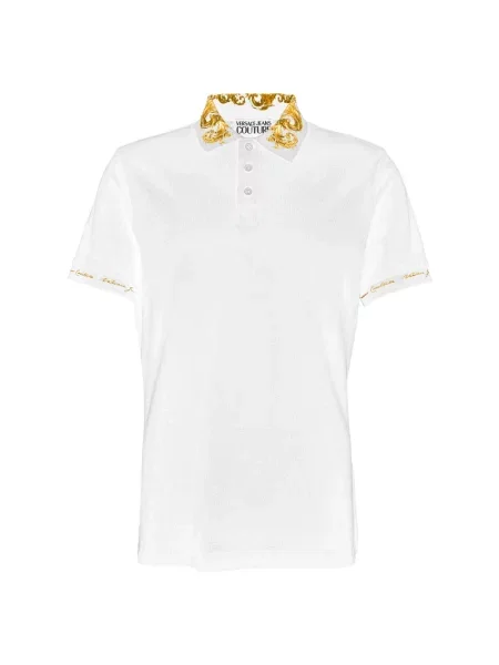 Koszulka polo Versace Jeans Couture biała