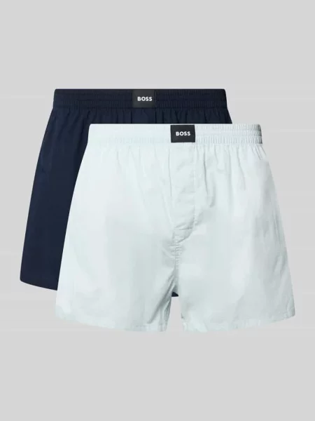 Bokserki z czystej bawełny model BOXER S. CW PEACH' Boss białe