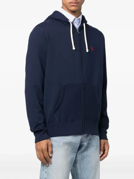 Șosete Polo Ralph Lauren cu broderie în carouri plisate albastru