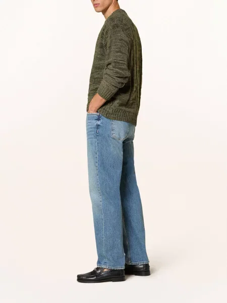 Goldgarn Denim Jeansy Waldhof Straight Fit blau