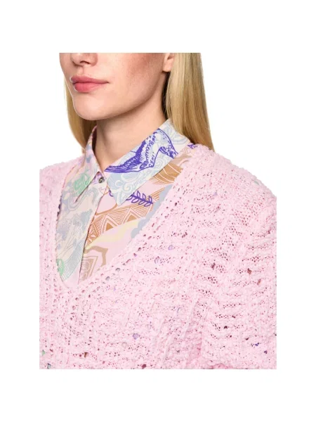 Sweter Marc Cain chunky różowy