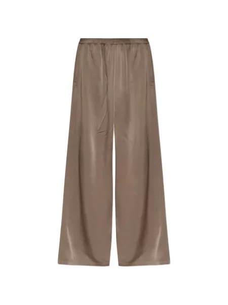 Pantaloni Fabiana Filippi din satin maro
