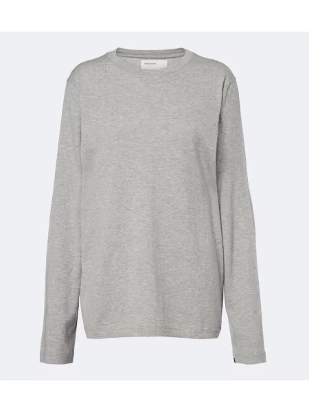 Top Extreme Cashmere din cașmir gri