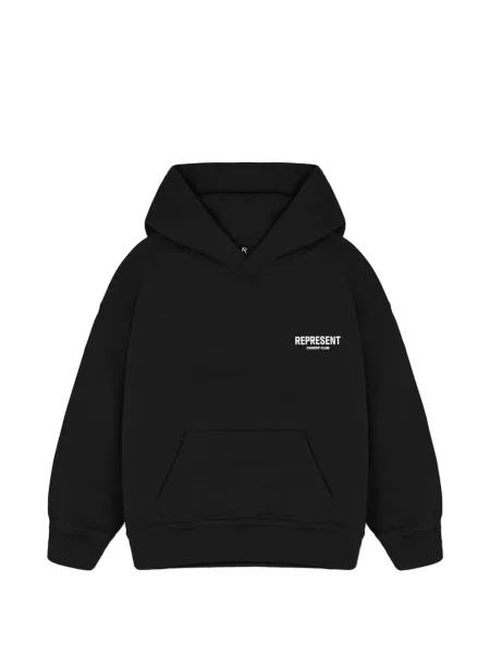 Суичър с качулка Represent Mini черно
