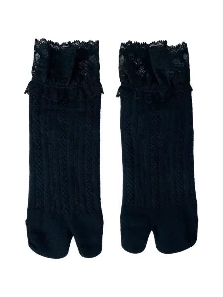 Čarape Yohji Yamamoto s čipkom crna
