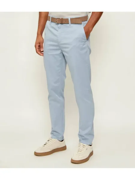 BOSS ORANGE Pantaloni chino | Tapered fit albastru