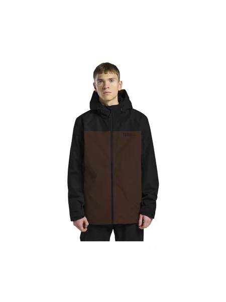 Outdoorová bunda Jack Wolfskin hnědá