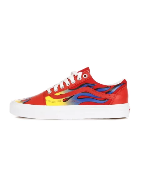 Sneakersy Vans Old Skool z nadrukiem niebieskie