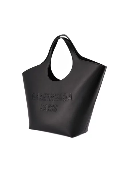 Shopperka Balenciaga skórzana czarna