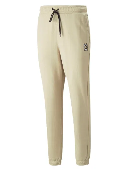 PUMA Športne hlače Pivot bež črna