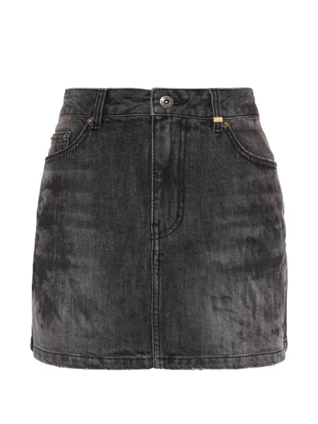 Fustă din denim We11done gri
