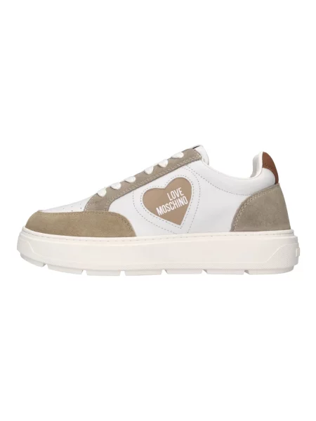 Sneakersy Love Moschino skórzane z logo