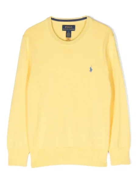 Koszulka polo dziecięca Polo Ralph Lauren żółta