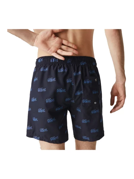 Pantaloni Lacoste albastru