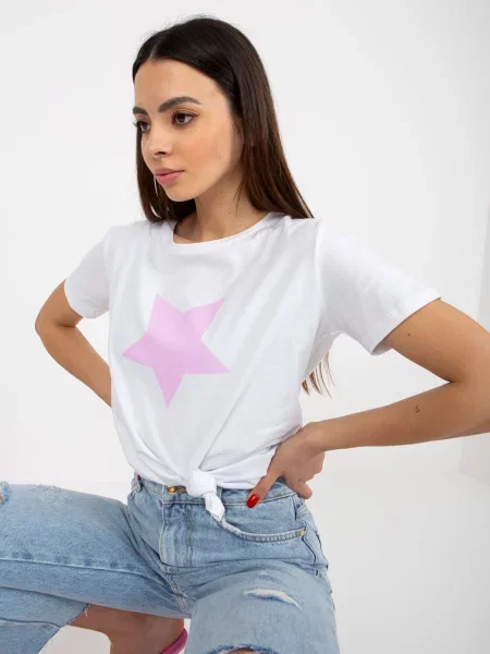 Tricou Fashionhunters alb