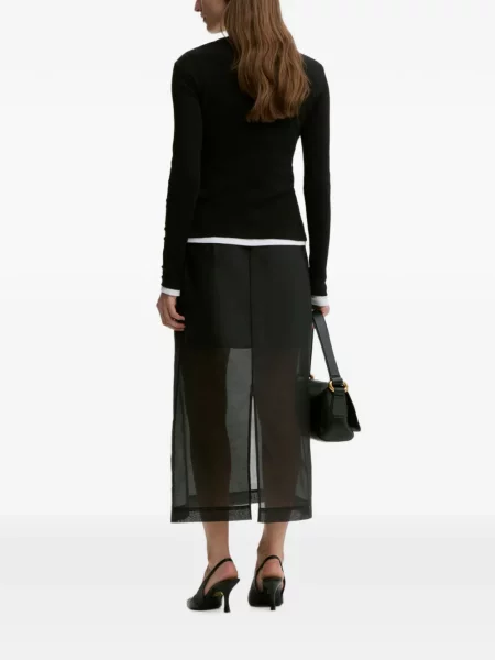 Lung tricou By Malene Birger negru