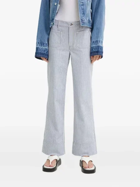 Prugaste hlače Résumé plava