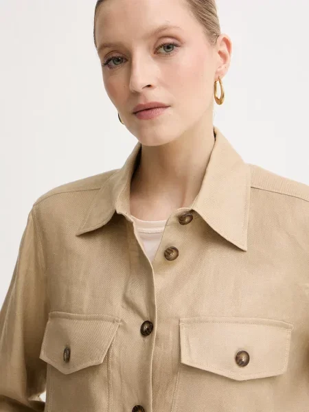 Weekend Max Mara куртка-сорочка лляна