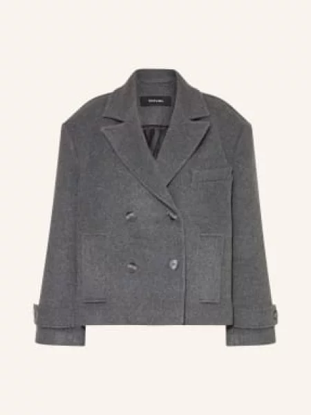 Black Palms Kurtka Caban Jamyna grau czarna