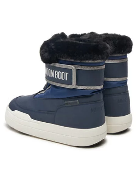 Moon Boot Sniego batai Junior Park Strap Tamsiai mėlyna