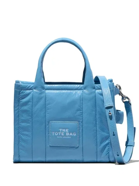 Geanta de piele Marc Jacobs din piele albastru