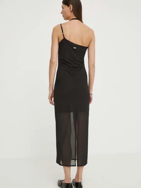 Won Hundred rochie maxi drept negru