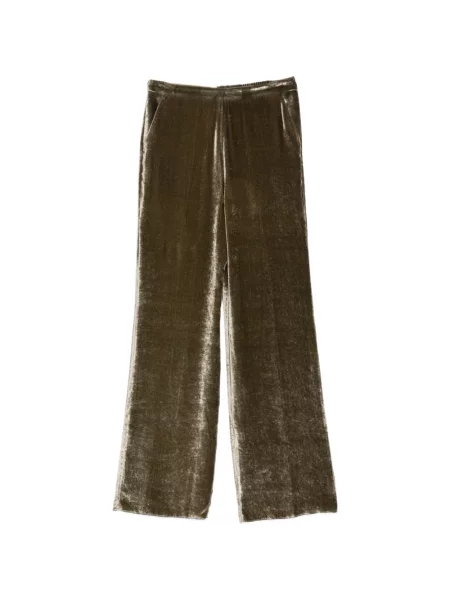 Pantaloni Etro de catifea verde