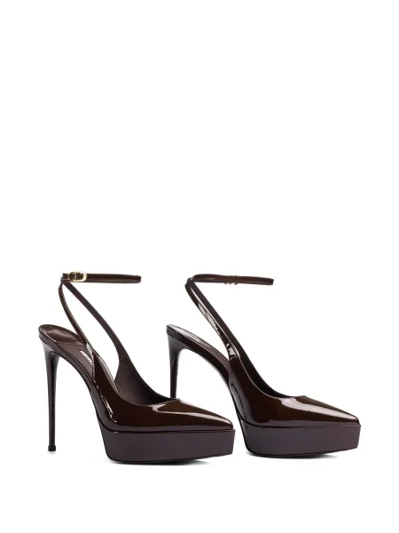 Pantofi cu toc Le Silla slingback maro