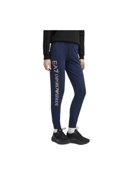 Spodnie dresowe Ea7 Emporio Armani niebieskie
