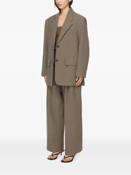 Marynarka Studio Nicholson jednorzędowa brązowa