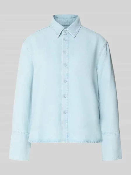 Koszulowa kurtka o kroju relaxed fit z lyocellu w denimowym wyglądzie Mac