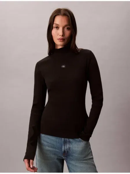 Bluză Calvin Klein Jeans negru