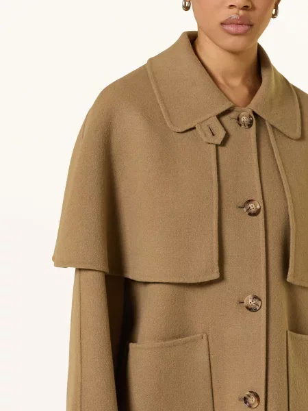 Barbour Bunda Aggy S Odnímatelným Pláštěm velbloudí