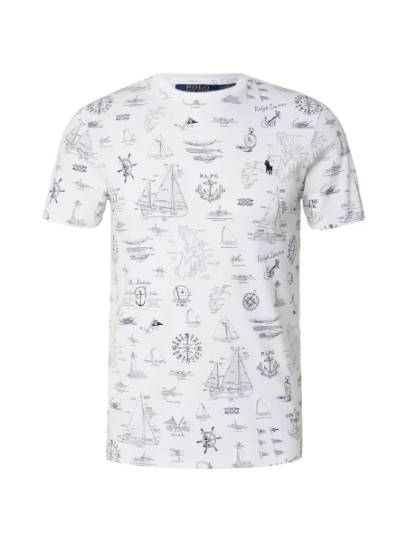 Polo Ralph Lauren Tricou bleumarin alb