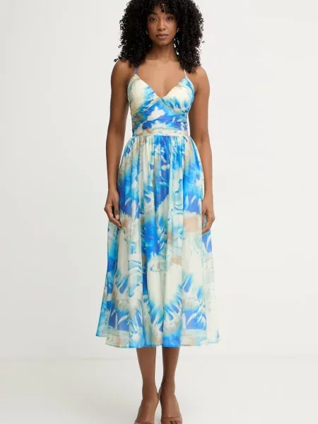 Marciano by Guess Φόρεμα flared με lyocell KAT μπλε