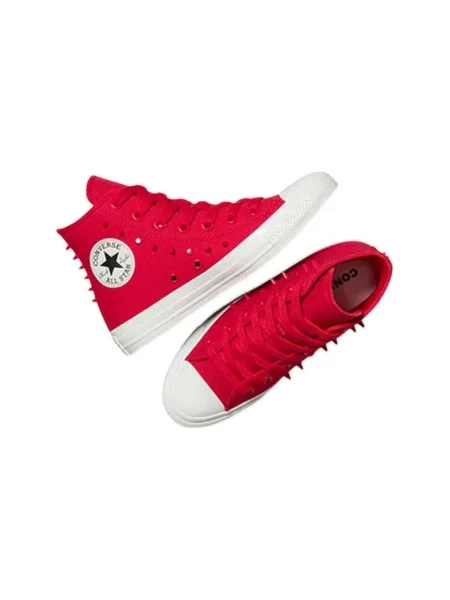 Pantofi Converse cu tepi roșu