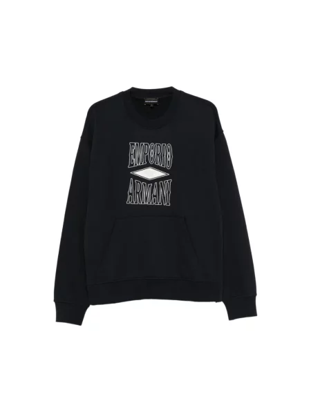 Bluza Emporio Armani niebieska
