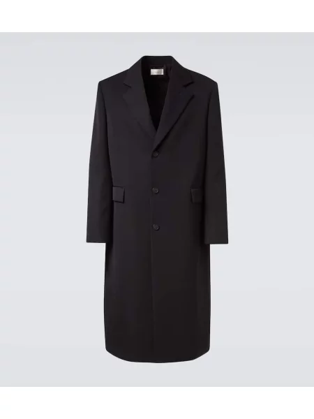 Palton The Row de lână negru