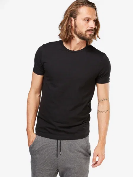 HUGO Set de tricouri﻿ Round negru