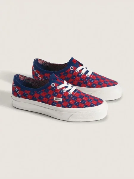 Vans LX Premium Authentic 44 EK Checkerboard tenisice crvena