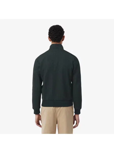 Lacoste Kurtka Dresowa Na Żakard Paris Ciemnozielona zielony